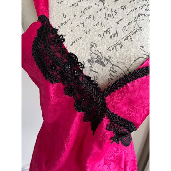 Victoria's Secret Gold Label Vintage Lace Embellished Chemise Lingerie 90s Small - Picture 3 of 9